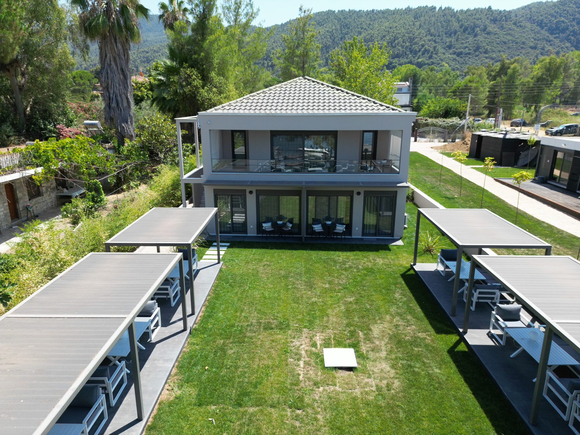 Villa Ayana is situated on the prestigious beachfront in the resort village of Vourvourou, on the green peninsula of Sithonia.