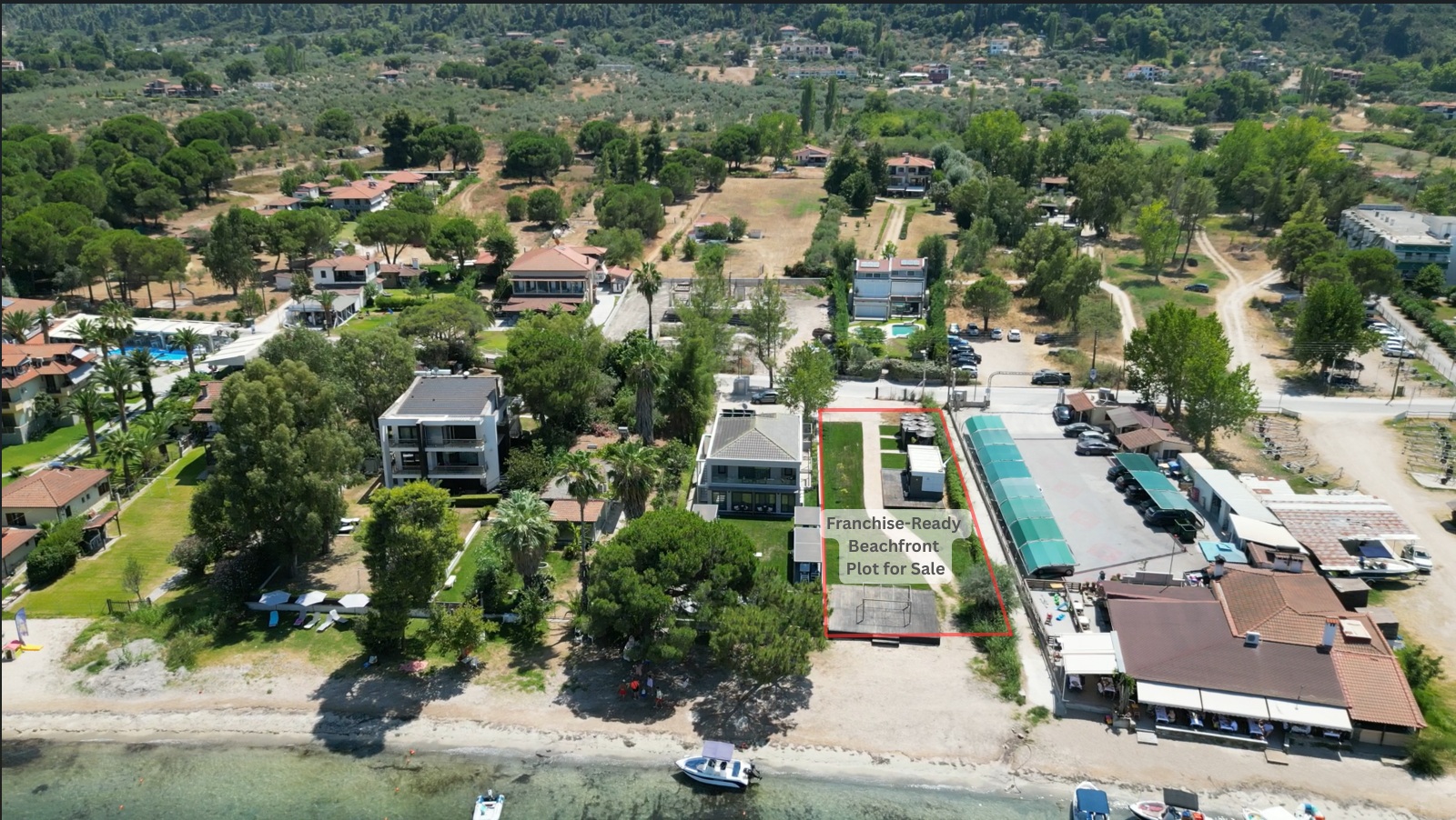 Franchise Ready Beachfront Plot for Sale